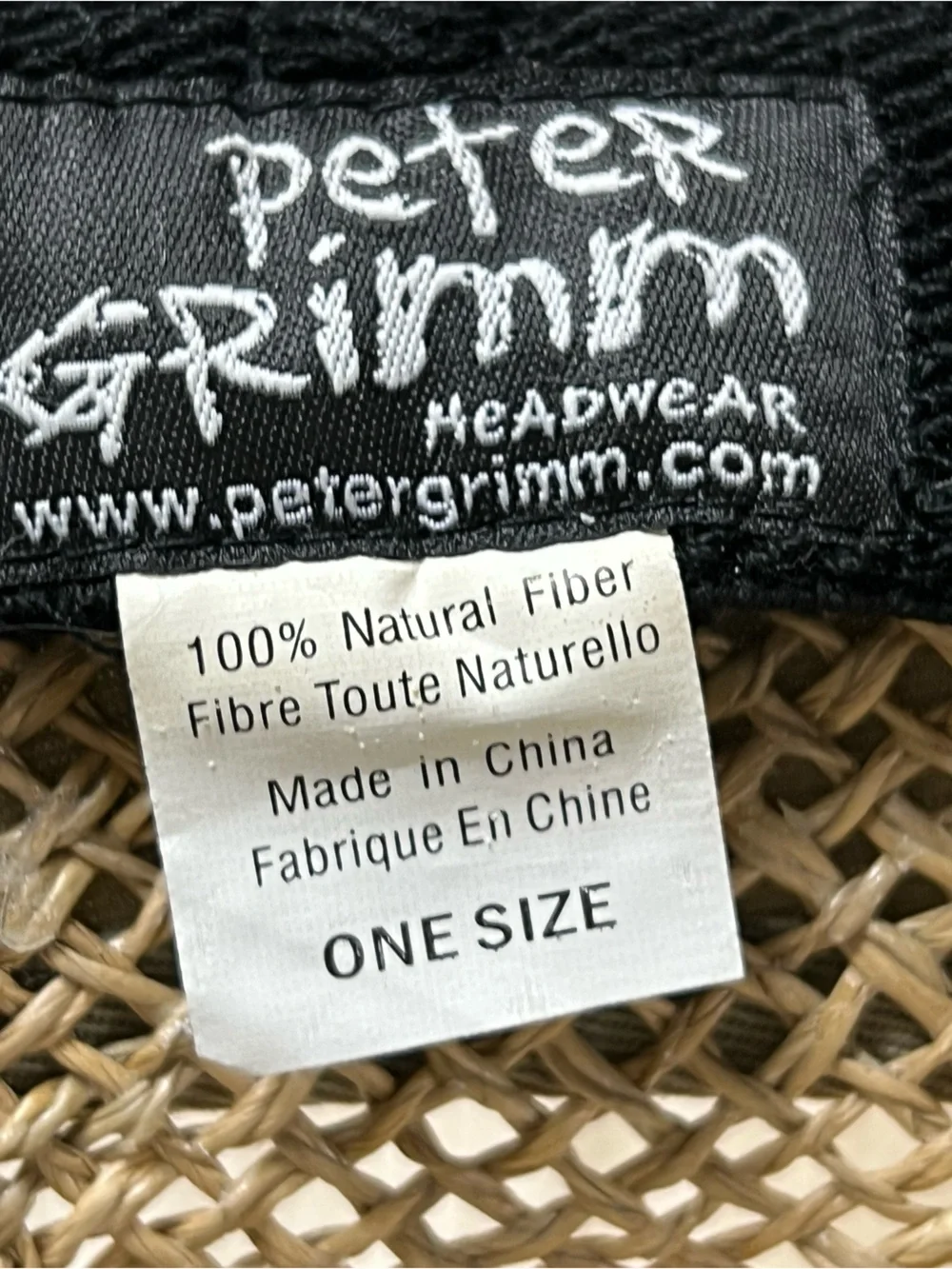 Peter Grimm PGA Championship 2010 Whistling Straits Straw Sun Hat